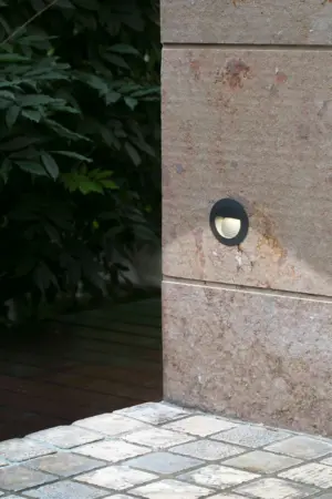 Faro Barcelona MINI Χωνευτό Φωτιστικό, Αδιάβροχο Φωτιστικό, Σκούρου Γκρι Χρώματος LED 1,2W 4000K- 70403