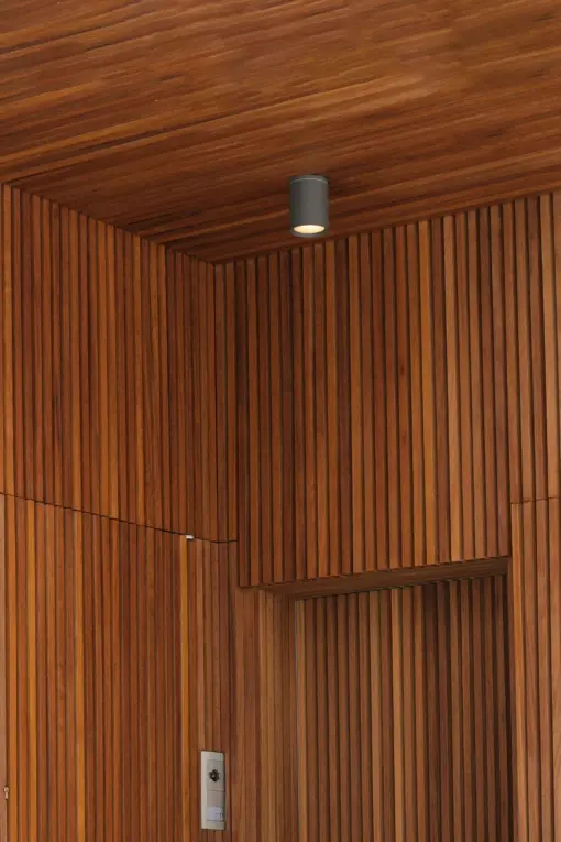 Faro Barcelona TASA Φωτιστικό Οροφής, Σκούρου Γκρι Χρώματος, IP44 – 70806