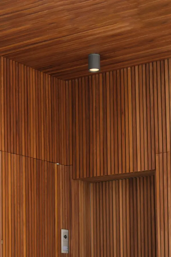 Faro Barcelona TASA Φωτιστικό Οροφής, Σκούρου Γκρι Χρώματος, IP44 – 70806