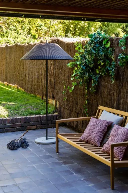 Faro Barcelona HUE OUT Επιδαπέδιο Φωτιστικό Εξωτερικού Χώρου, IP44, Συνθετικό Ψάθινο – 71569-08