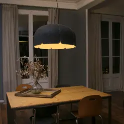 Faro Barcelona MUTE Κρεμαστό Φωτιστικό Γκρι Χρώματος, Step Dimmable, Ηχομόνωση LED 4000K 24W – 20104DA