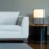 Faro Barcelona DRUM Επιτραπέζιο Φωτιστικό, Μαύρου-Μπεζ Χρώματος- 24020-31