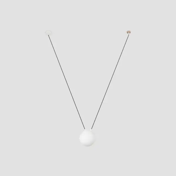 Faro Barcelona MINE GLASS Κρεμαστό Φωτιστικό Λευκού Χρώματος – 28375