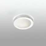 Faro Barcelona LOGOS-1 Φωτιστικό Οροφής/Τοίχου Νίκελ Σατινέ 1XE27 IP44 FARO – 62980