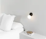 Faro Barcelona JOY Μαύρο Επιτοίχιο Φωτιστικό LED 4W 3000K- 64027