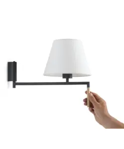 Faro Barcelona RON Επιτοίχιο Φωτιστικό Λευκού Χρώματος, Περιστρεφόμενο – 64400-10