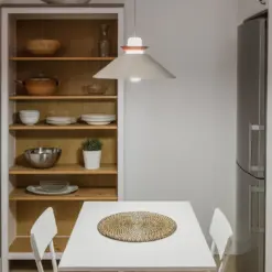 Faro Barcelona NAOS Κρεμαστό Φωτιστικό Μπεζ Χρώματος 1xE27- 64501