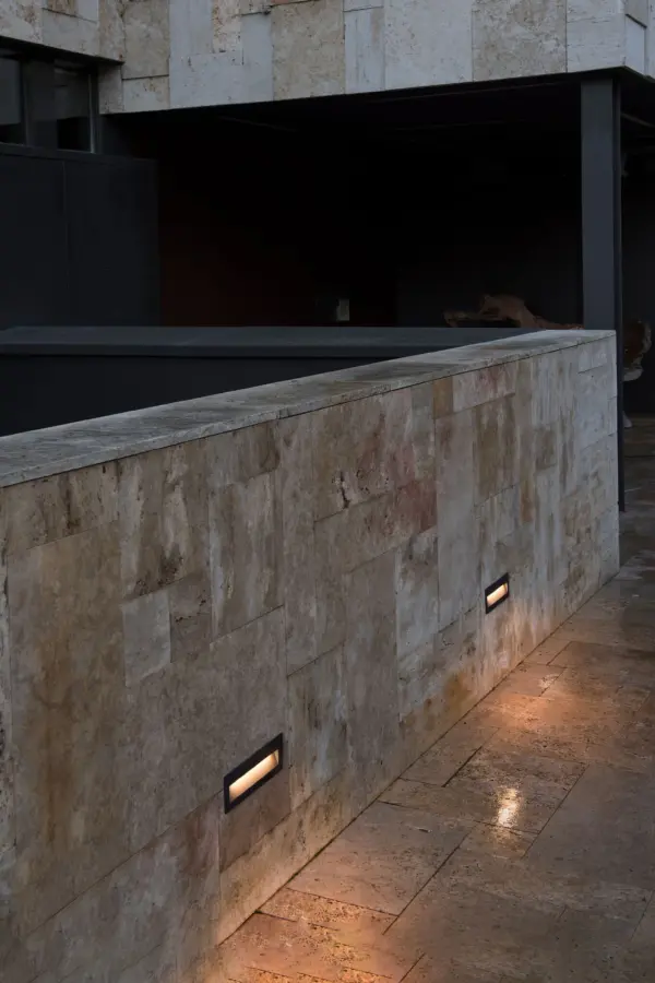 Faro Barcelona NAT Επιτοίχιο Φωτιστικό για Εσοχή, Εξωτερικού Χώρου, Σκούρου Γκρι Χρώματος, LED 3000K, IP65 – 70638