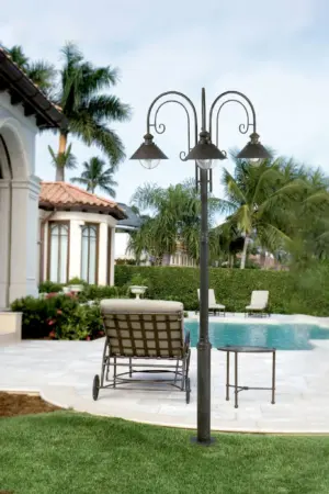 Faro Barcelona NAUTICA  Επιδαπέδιο Φωτιστικό Εξωτερικού Χώρου, Χρώματος Σκουριάς 3XE27  – 71118