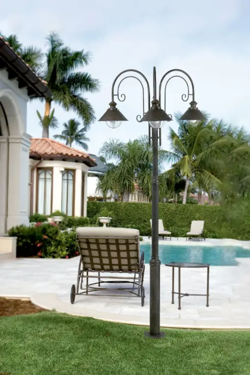 Faro Barcelona NAUTICA  Επιδαπέδιο Φωτιστικό Εξωτερικού Χώρου, Χρώματος Σκουριάς 3XE27  – 71118