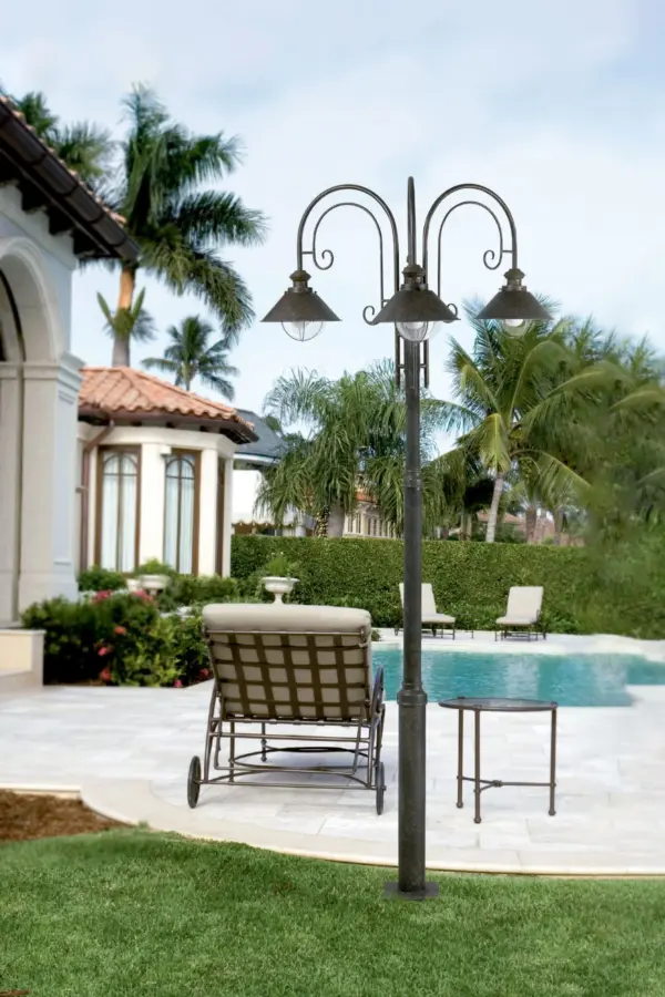 Faro Barcelona NAUTICA  Επιδαπέδιο Φωτιστικό Εξωτερικού Χώρου, Χρώματος Σκουριάς 3XE27  – 71118