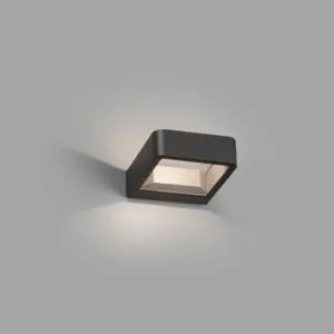 Faro Barcelona AXEL Επιτοίχιο Φωτιστικό, Εξωτερικού Χώρου, Σκούρου Γκρι Χρώματος  LED 5W 3000K- 71273