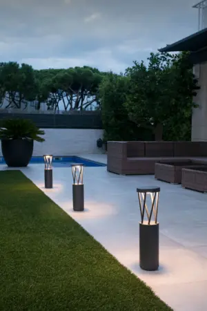 Faro Barcelona TWIST Επιδαπέδιο Φωτιστικό Κήπου, IP65, Σκούρου Γκρι Χρώματος LED 10W 3000K- 71286