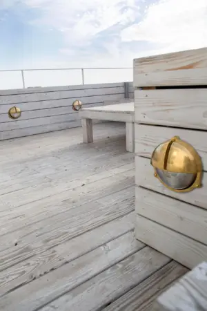 Faro Barcelona TIMON Επιτοίχιο Φωτιστικό, Εξωτερικού Χώρου από Ορείχαλκο – 70996