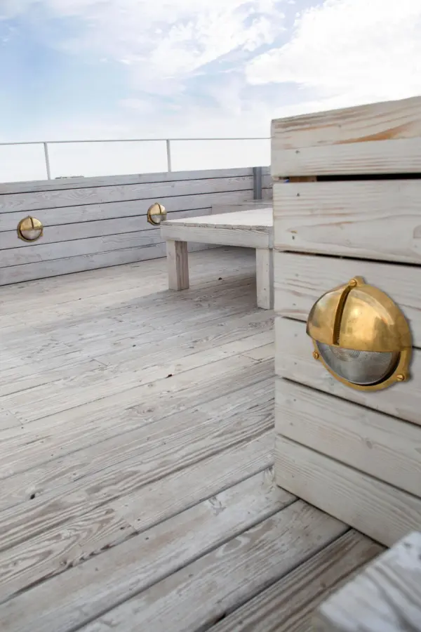 Faro Barcelona TIMON Επιτοίχιο Φωτιστικό, Εξωτερικού Χώρου από Ορείχαλκο – 70996