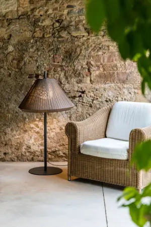 Faro Barcelona HUE OUT Επιδαπέδιο Φωτιστικό Εξωτερικού Χώρου,IP44, Σκούρου Γκρι-Καφέ Χρώματος- 71575-06