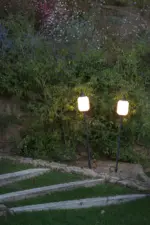 Faro Barcelona HUE OUT Ακίδα Εξωτερικού Χώρου, IP 44, Σκούρου Γκρι Χρώματος, 1m,- 71575P-03