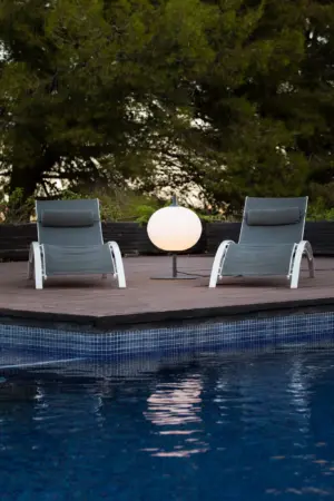 Faro Barcelona HUE OUT Επιδαπέδιο Φωτιστικό, Εξωτερικού Χώρου, Λευκού Χρώματος – 71576-04