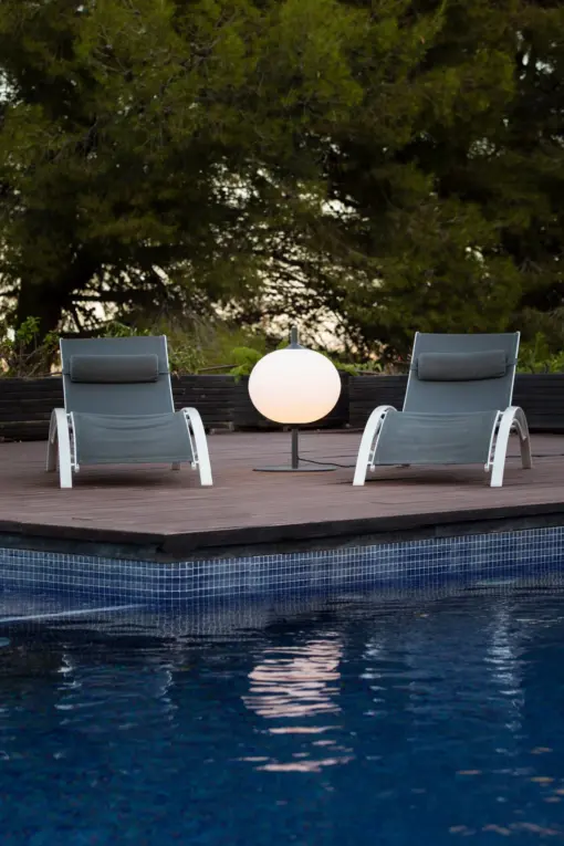 Faro Barcelona HUE OUT Επιδαπέδιο Φωτιστικό, Εξωτερικού Χώρου, Λευκού Χρώματος – 71576-04