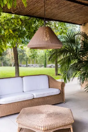 Faro Barcelona HUE OUT Κρεμαστό Φωτιστικό Εξωτερικού Χώρου, Καφέ Χρώματος – 71579C-06