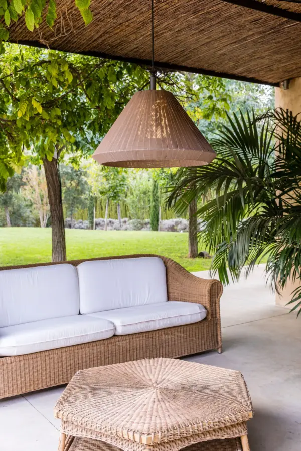 Faro Barcelona HUE OUT Κρεμαστό Φωτιστικό Εξωτερικού Χώρου, Καφέ Χρώματος – 71579C-06