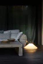 Faro Barcelona HUE OUT Κρεμαστό Φορητό Φωτιστικό Λευκού Χρώματος – 71584-02