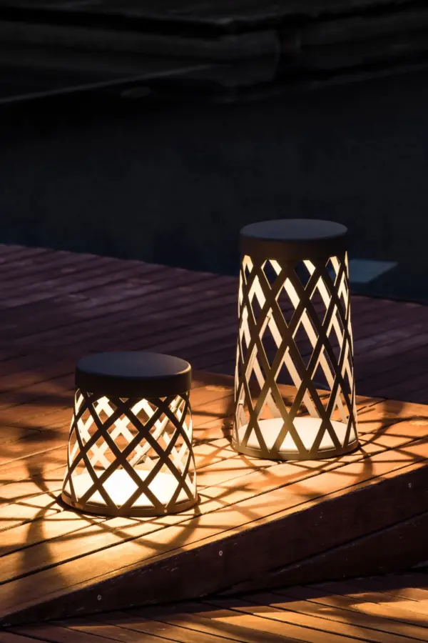 Faro Barcelona Φωτιστικό Κήπου Κολωνάκι SHADOW LED Σκούρο Γκρι 11W IP65 – 72311