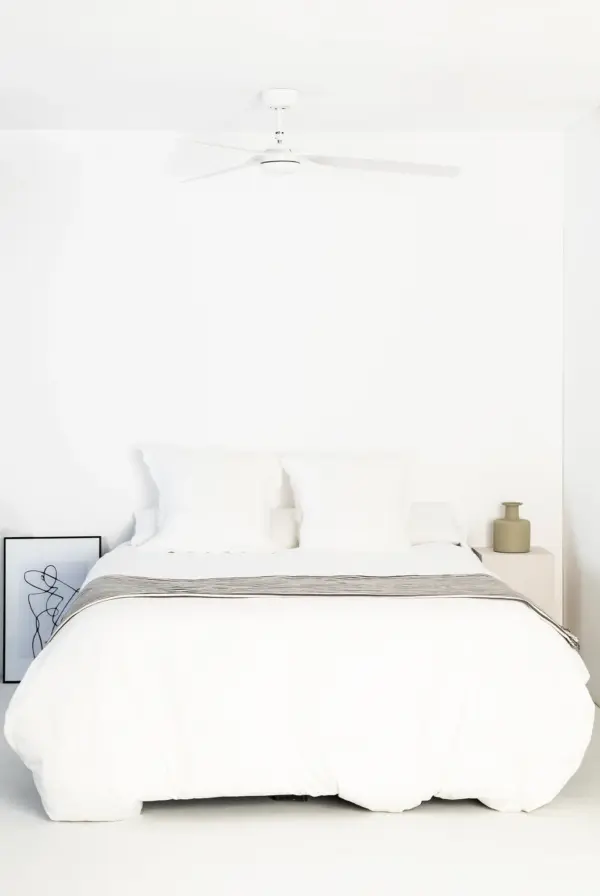 Faro Barcelona PUNT Smart Wi-Fi Ανεμιστήρας Οροφής με Τηλεχειριστήριο, Λευκού Χρώματος- 33814WP