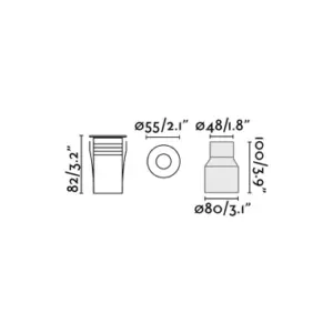 Faro Barcelona  Χωνευτό Φωτιστικό Σποτ CROSBY-24V LED 2W 3000K IP67 Νικελ Ματ Χρώματος – 70453