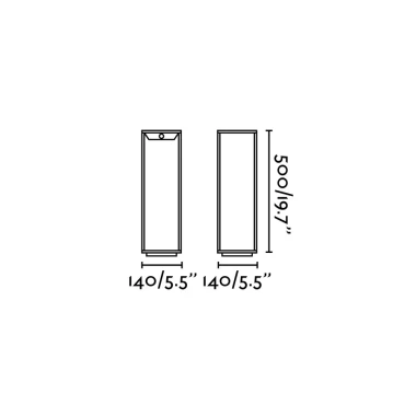 Faro Barcelona Φωτιστικό Κολωνάκι Κήπου Τύπου Καρφί SAURA Ηλιακό με Ανιχνευτή Κίνησης LED 2W 3000Κ IP54 Σκούρου Γκρι Χρώματος – 70774