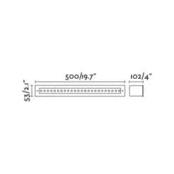 Faro Barcelona Φωτιστικό Δαπέδου Κήπου FALLS 500 LED 18W 25º 3000K IP67 Ατσάλι – 71732