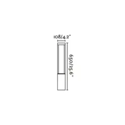 Faro Barcelona Φωτιστικό Κολωνάκι Κήπου AGRA LED 9W 3000K IP55 Χρώματος Σκουριάς – 70754