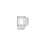 Faro Barcelona Φωτιστικό Κήπου MILA LED 18W 4000K IP65 Σκούρου Γκρι Χρώματος – 70771