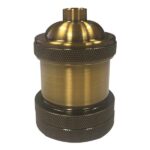 ΝΤΟΥΙ ΜΕΤΑΛΛΙΚΟ ΚΑΦΕ ΜΠΡΟΝΖΕ Ε27 EUROLAMP 147-23067