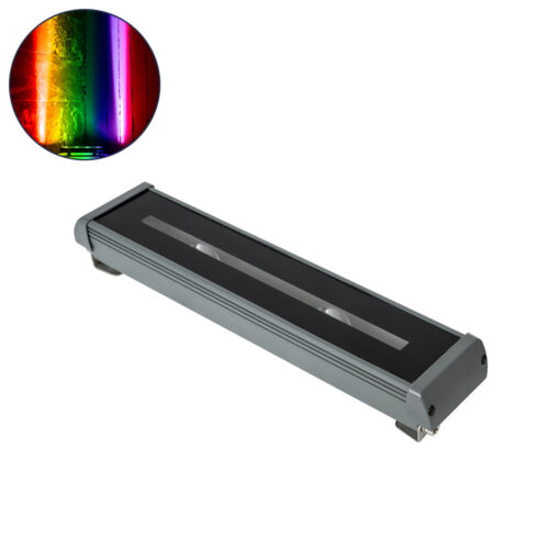 GloboStar® WINDOW-RAFI 90729 Αρχιτεκτονικό Φωτιστικό Ανάδειξης Παραθύρων & Θυρών – Window & Door Light LED 18W 1530lm 8×180° DC 24V Αδιάβροχο IP67 Μ30.5 x Π6.7 x Υ4.5cm RGBW DMX512 – Γκρι Ανθρακί – 3 Χρόνια Εγγύηση