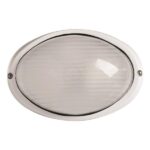 ΑΠΛΙΚΑ ΤΟΙΧΟΥ OBAΛ ΑΛΟΥΜΙΝΙΟΥ ΛΕΥΚΗ EUROLAMP 147-55060