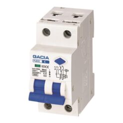ΡΕΛΕ RCBO ΔΙΠΟΛΙΚΟ 10A 6KA 30mA 1+N GACIA TYPE B EUROLAMP – 500-43541