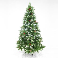 ΔΕΝΤΡΟ ΕΛΑΤΟ ΧΙΟΝΙΣΜΕΝΟ ΜΕ BERRY, 240cm EUROLAMP – 600-30173