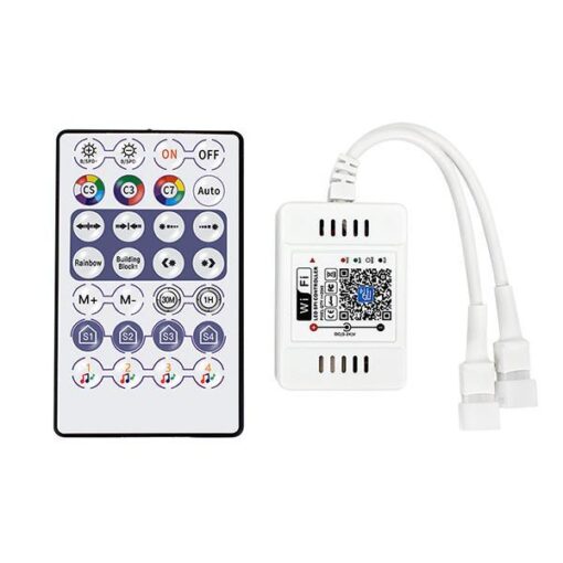 ΑΣΥΡΜΑΤΟ CONTROLLER RF Wifi & Bluetooth PIXEL DC5-24V, 2CH (Max. 2048 PIXEL) EUROLAMP – 145-71430