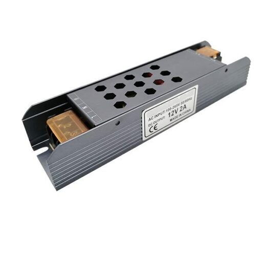 ΤΡΟΦΟΔΟΤΙΚΟ ΜΕΤΑΛΛΙΚΟ SLIM 24V DC 24W IP20 EUROLAMP – 145-71130