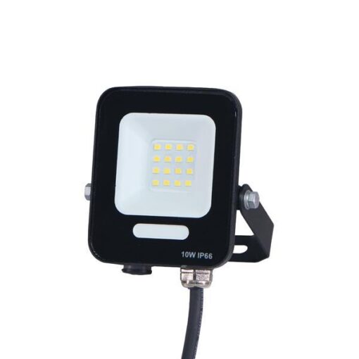 ΠΡΟΒΟΛΕΑΣ LED SMD 10W ΜΑΥΡΟΣ IP66 6500K PLUS EUROLAMP – 147-69000