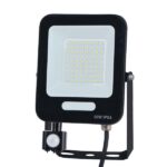 ΠΡΟΒΟΛΕΑΣ LED 50W SMD ΜΕ ΠΕΡΙΣΤΡΕΦΟΜΕΝΟ ΑΝΙΧΝΕΥΤΗ ΚΙΝΗΣΗΣ ΜΑΥΡΟΣ IP54 6500K PLUS EUROLAMP – 147-69069