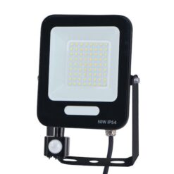 ΠΡΟΒΟΛΕΑΣ LED 50W SMD ΜΕ ΠΕΡΙΣΤΡΕΦΟΜΕΝΟ ΑΝΙΧΝΕΥΤΗ ΚΙΝΗΣΗΣ ΜΑΥΡΟΣ IP54 6500K PLUS EUROLAMP – 147-69069