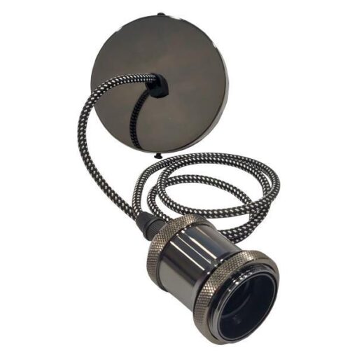 ΝΤΟΥΙ ΡΟΖΕΤΑ ΜΑΥΡΗ ΜΕ ΚΑΛΩΔΙΟ ΑΣΠΡΟ-ΜΑΥΡΟ ΠΛΗΡΕΣ EUROLAMP 147-23152