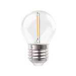 ΛΑΜΠΑ LED ΣΦΑΙΡΙΚΗ FILAMENT 1W E27 4000K 220-240V EUROLAMP – 147-78253