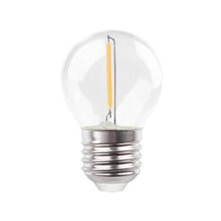 ΛΑΜΠΑ LED ΣΦΑΙΡΙΚΗ FILAMENT 1W E27 4000K 220-240V EUROLAMP – 147-78253
