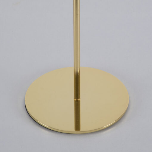 GloboStar® ISABELLA 35102 Κηροπήγιο Μεταλλικό Χρυσό Φ10 x Υ33cm