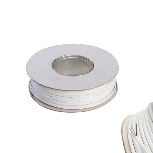 ΚΑΛΩΔΙΟ ΤΗΛΕΦΩΝΟΥ ΠΛΑΚΕ 2 ΖΕΥΓΩΝ ΛΕΥΚΟ Rj11 EUROLAMP 147-13100