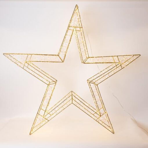 ΑΣΤΕΡΙ ΦΩΤΙΖΟΜΕΝΟ 110cm, 2640 LED, 31V ΜΕΤΑΣΧΗΜΑΤΙΣΤΗ, TIMER, ΜΠΡΟΝΖΕ ΜΕΤΑΛΛΙΚΟΣ ΣΚΕΛΕΤΟΣ, ΜΠΡΟΝΖΕ ΧΑΛΚΙΝΟ ΚΑΛΩΔΙΟ, ΘΕΡΜΟ LED, ΠΡΟΕΚΤΑΣΗ ΠΑΡΟΧΗΣ 5m, IP4 EUROLAMP – 600-22532