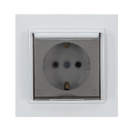 ΠΡΙΖΑ ΣΟΥΚΟ ΚΑΠΑΚΙ 16A ΛΕΥΚΗ EUROLAMP – 152-10133